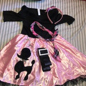 Toddler PINK LADIES 50s Halloween Costume